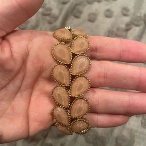 Tan gem bracelet